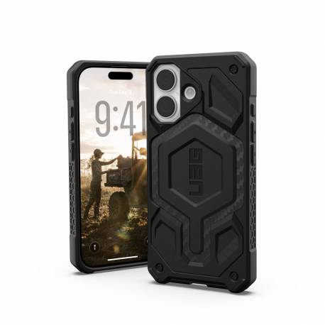 Uag Urban Armor Gear Futerał Monarch Pro Kompatybilny Z Magsafe Do Iphone 17 Carbon Fiber