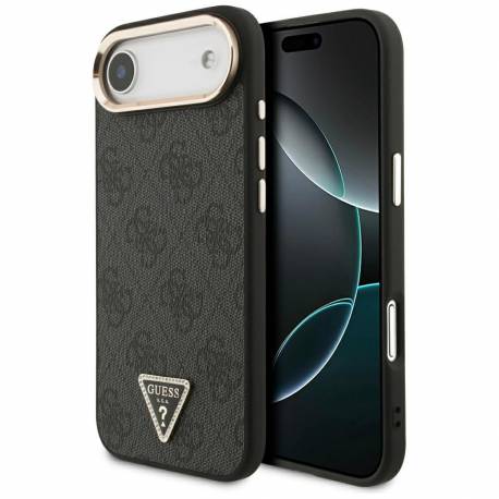 Guess Futerał Do Iphone 17 Air Kompatybilny Z Magsafe Guhmp17Mp4Gtdgmk (4G Pu W/ Triangle Logo) Czarny