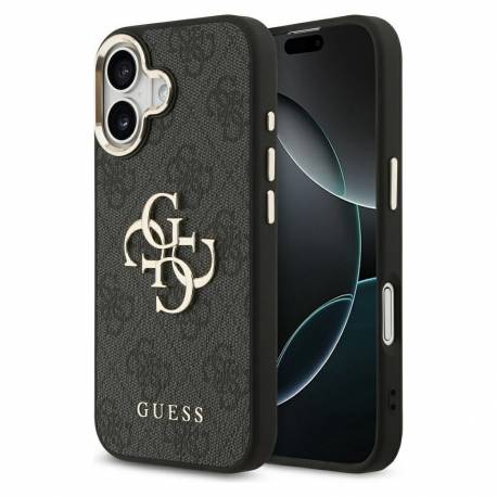 Guess Futerał Do Iphone 17 Guhcp17S4Gmgcgr (Pu W/ Big 4G Classic Logo) Złoto Czarny