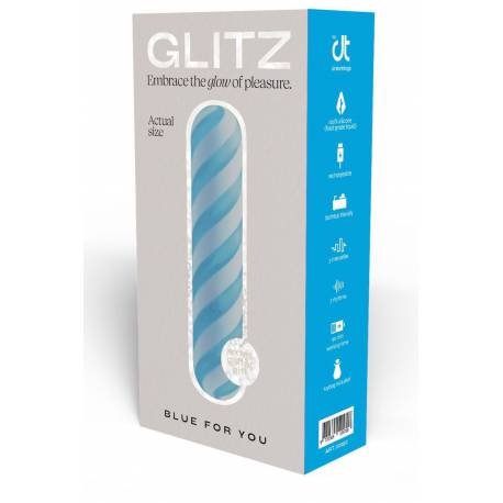 Glitz Blue For You Bullet Vibrator