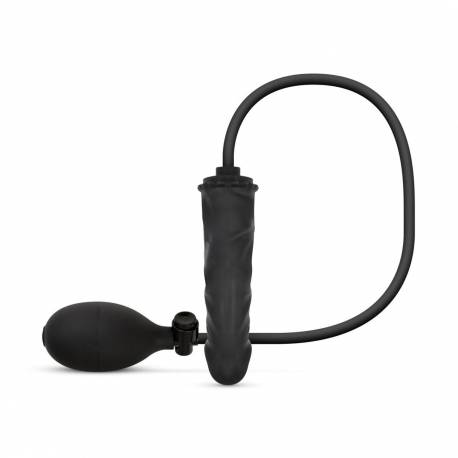 Anal Collection - Inflatable Dildo With Pump 14,5 Cm - Black