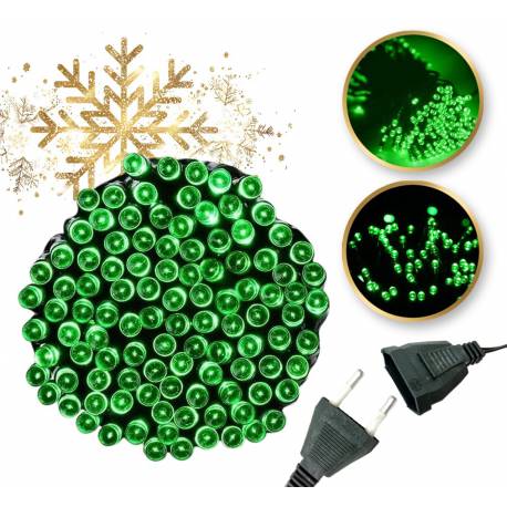 Światełka Lampki Wewnętrzne/zewnętrzne 300 Led Zielony Lamp03Zie