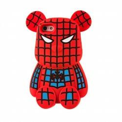 Apple iPhone 4 / 4S - Etui 3D case czerwony miś